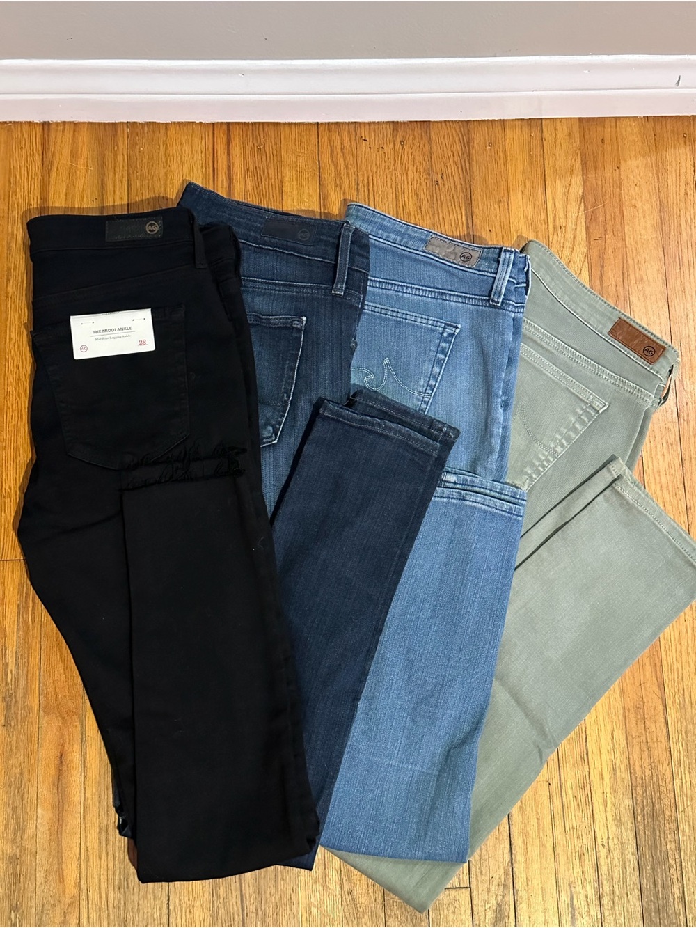 4-Pair AG Jeans Bundle | 27R–28R | 1 NWT